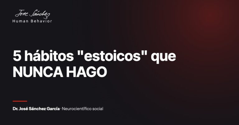 5 hábitos "estoicos" que NUNCA HAGO