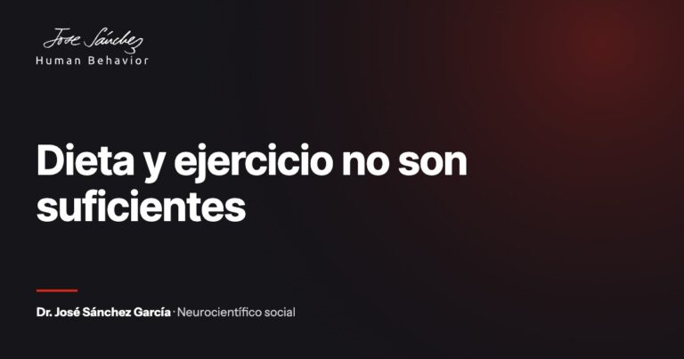 Dieta y ejercicio no son suficientes