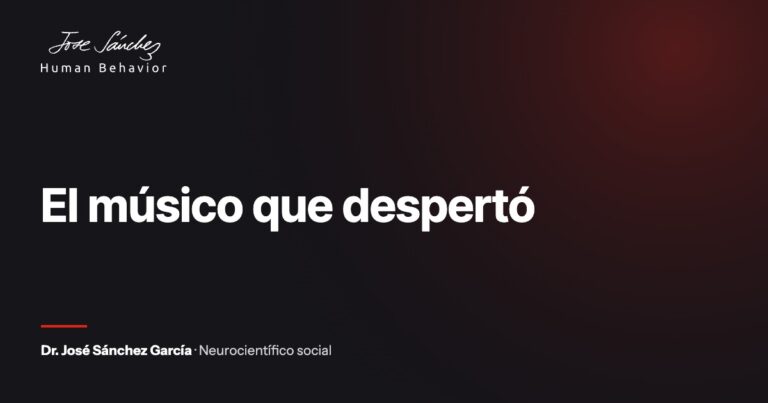 El músico que despertó