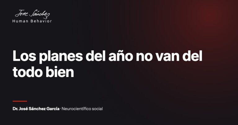 Los planes del año no van del todo bien