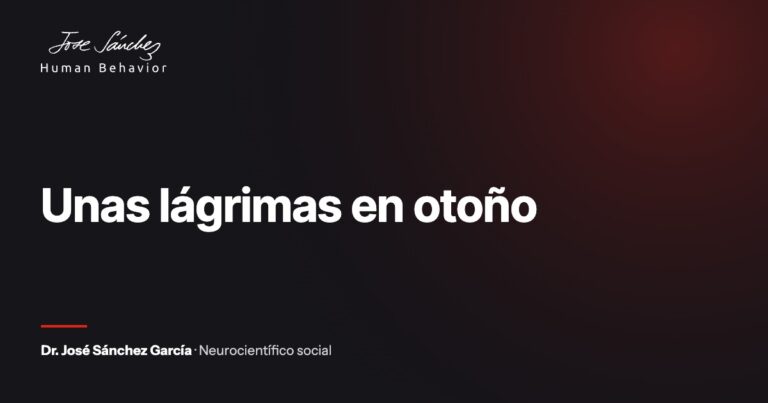 Unas lágrimas en otoño